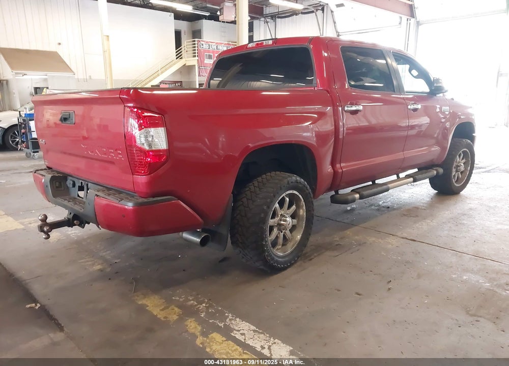 2017 TOYOTA TUNDRA PLATINUM 5.7L V8 VIN: 5TFAY5F17HX645581