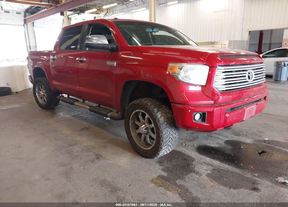 2017 TOYOTA TUNDRA PLATINUM 5.7L V8 VIN: 5TFAY5F17HX645581