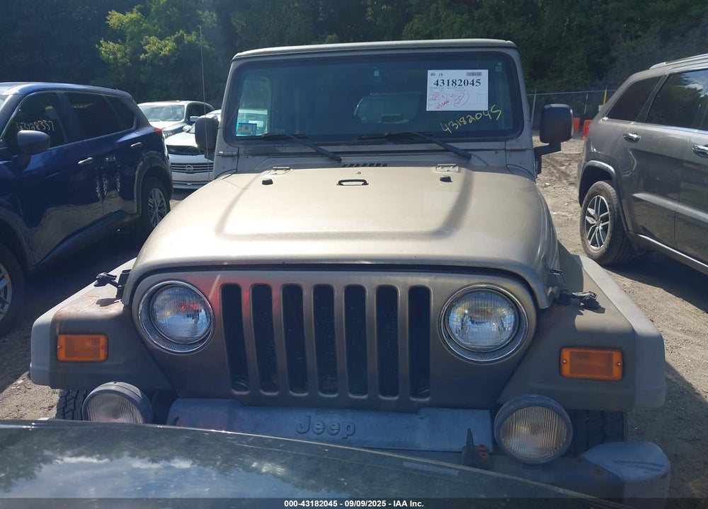 2005 JEEP WRANGLER SPORT VIN: 1J4FA49S55P314738