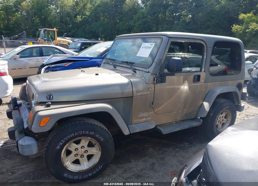 2005 JEEP WRANGLER SPORT VIN: 1J4FA49S55P314738
