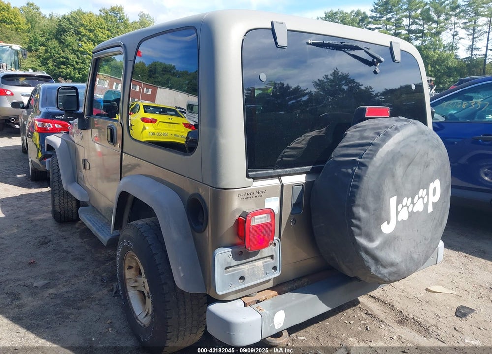2005 JEEP WRANGLER SPORT VIN: 1J4FA49S55P314738