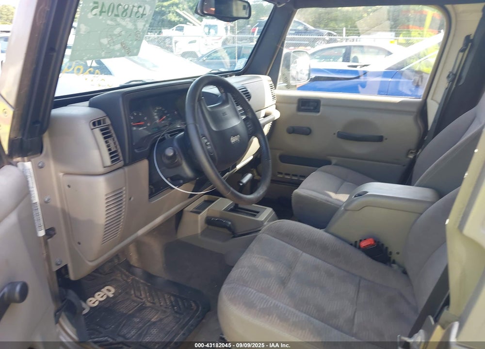 2005 JEEP WRANGLER SPORT VIN: 1J4FA49S55P314738