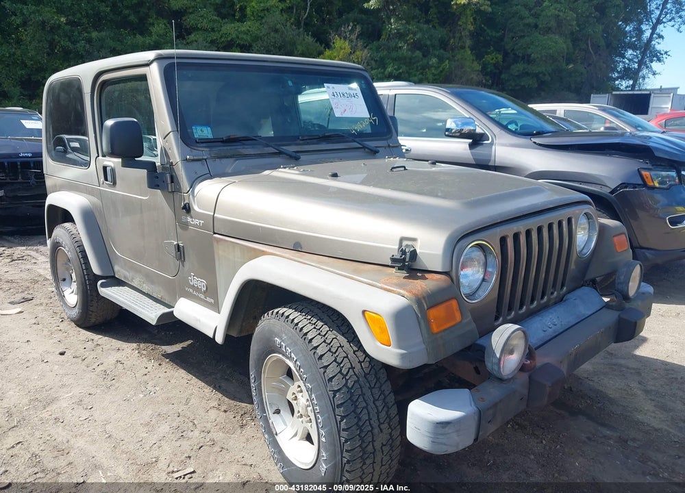 2005 JEEP WRANGLER SPORT VIN: 1J4FA49S55P314738