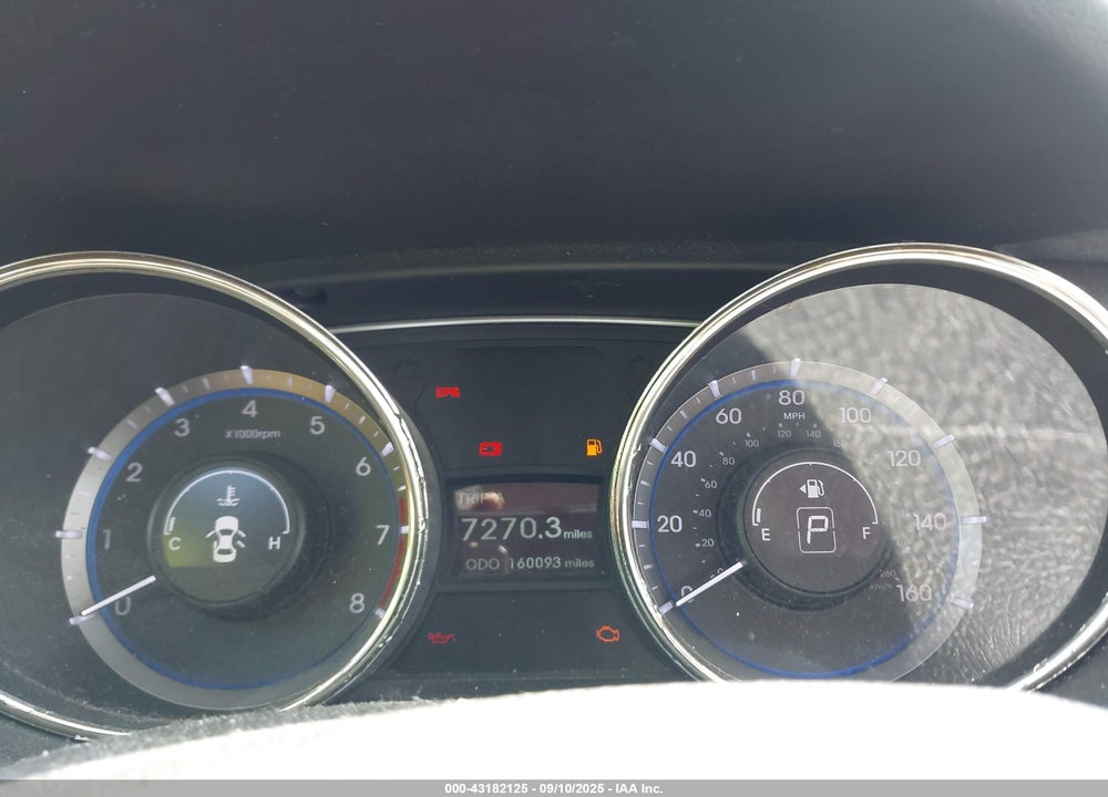 2011 HYUNDAI SONATA GLS VIN: 5NPEB4ACXBH275879