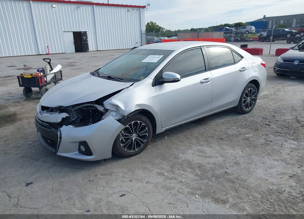 2016 TOYOTA COROLLA S VIN: 5YFBURHE4GP436884