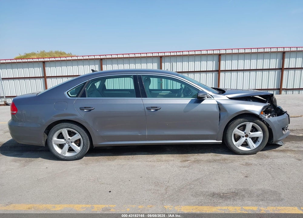 2012 VOLKSWAGEN PASSAT VIN: 1VWBH7A32CC086673