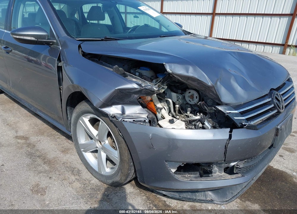2012 VOLKSWAGEN PASSAT VIN: 1VWBH7A32CC086673
