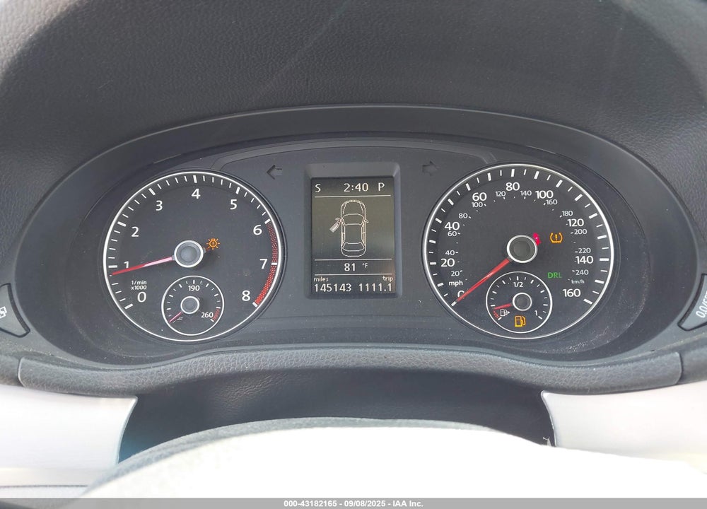 2012 VOLKSWAGEN PASSAT VIN: 1VWBH7A32CC086673