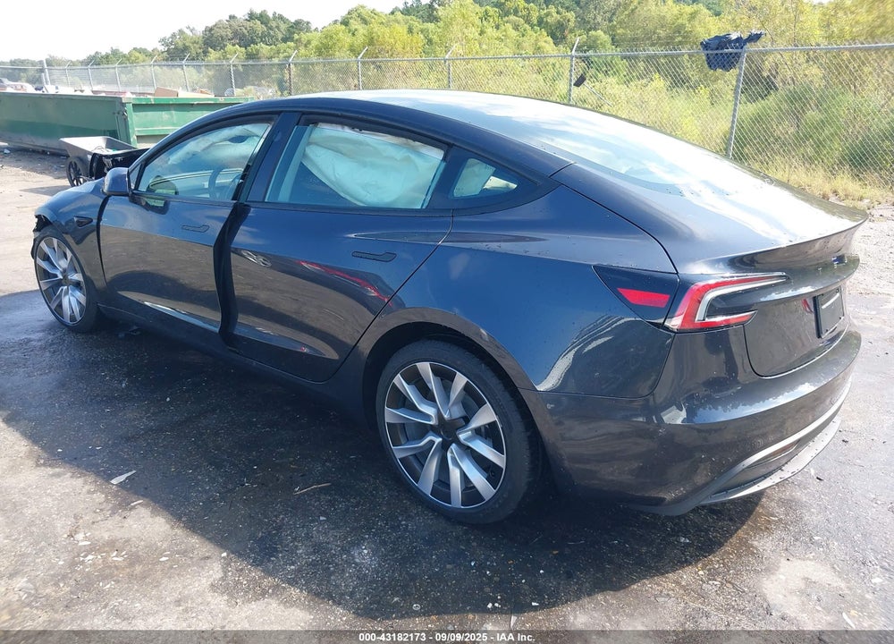 2025 TESLA MODEL 3 LONG RANGE REAR-WHEEL DRIVE VIN: 5YJ3E1EAXSF925329