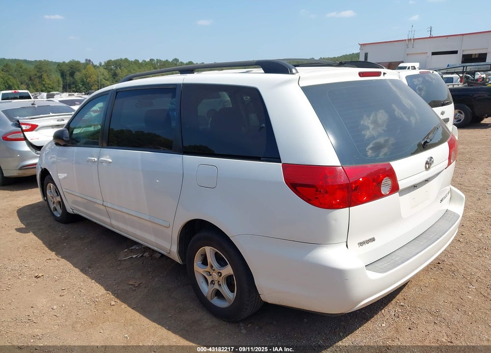 2008 TOYOTA SIENNA LE VIN: 5TDZK23C68S177387