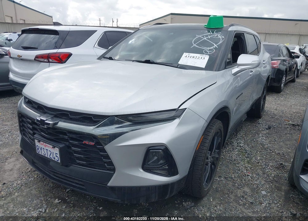 2021 CHEVROLET BLAZER VIN: 3GNKBERS7MS560821