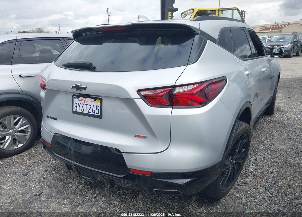 2021 CHEVROLET BLAZER VIN: 3GNKBERS7MS560821