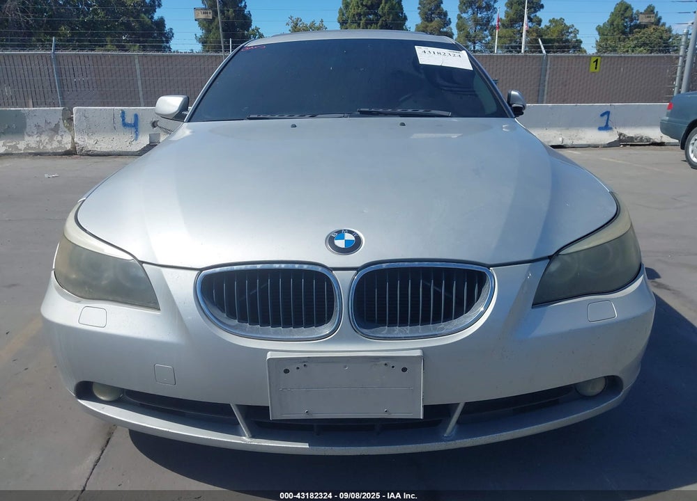 2005 BMW 525I VIN: WBANA53545B858121