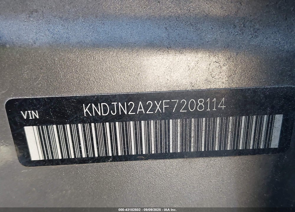 2015 KIA SOUL VIN: KNDJN2A2XF7208114