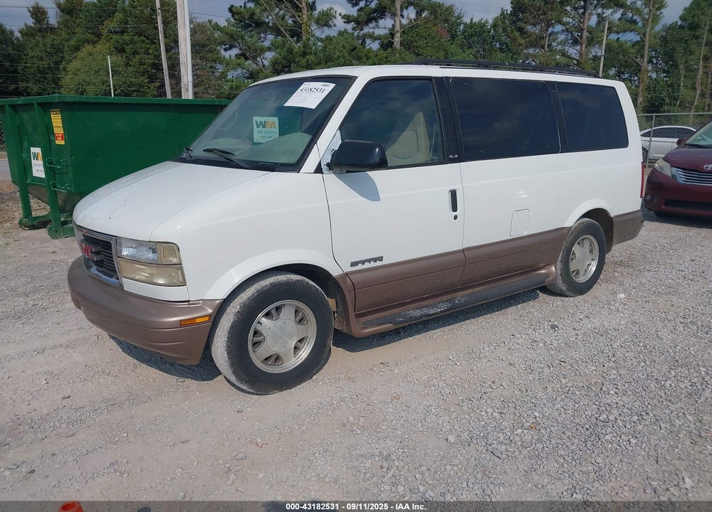 2000 GMC SAFARI SL VIN: 1GKDM19W3YB500578