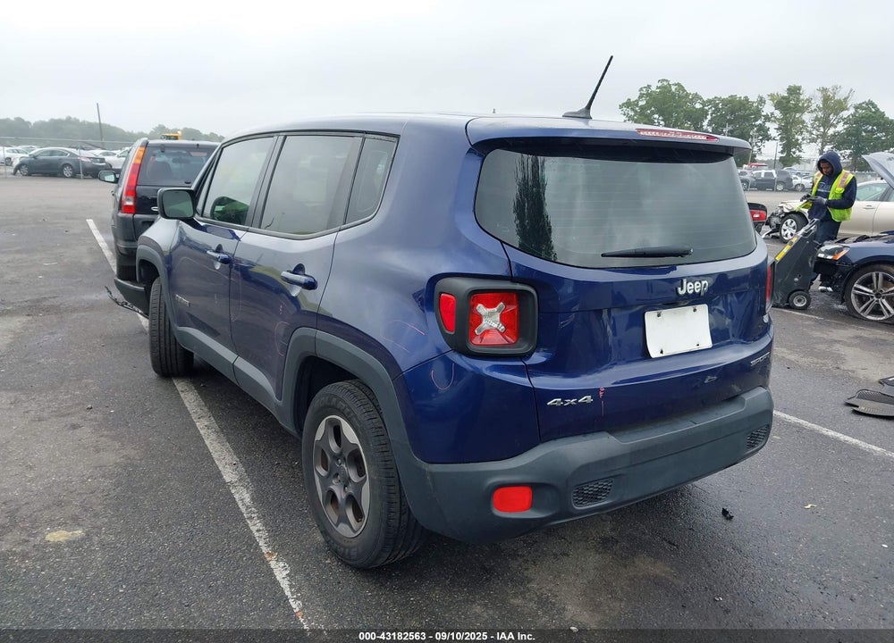 2016 JEEP RENEGADE SPORT VIN: ZACCJBAT7GPC87100