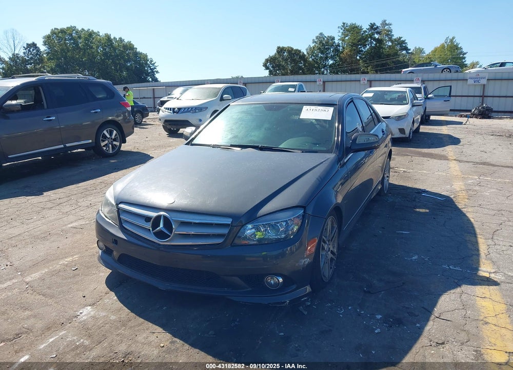 2009 MERCEDES-BENZ C CLASS VIN: WDDGF56XX9R067492