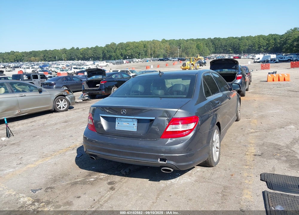 2009 MERCEDES-BENZ C CLASS VIN: WDDGF56XX9R067492
