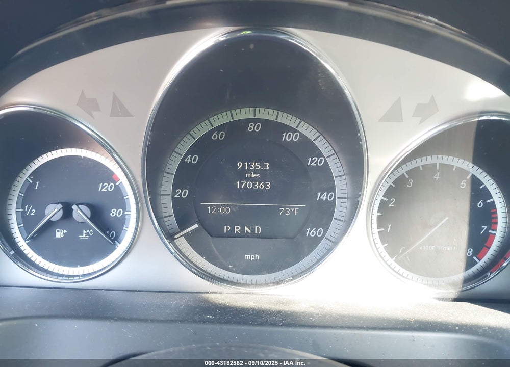 2009 MERCEDES-BENZ C CLASS VIN: WDDGF56XX9R067492