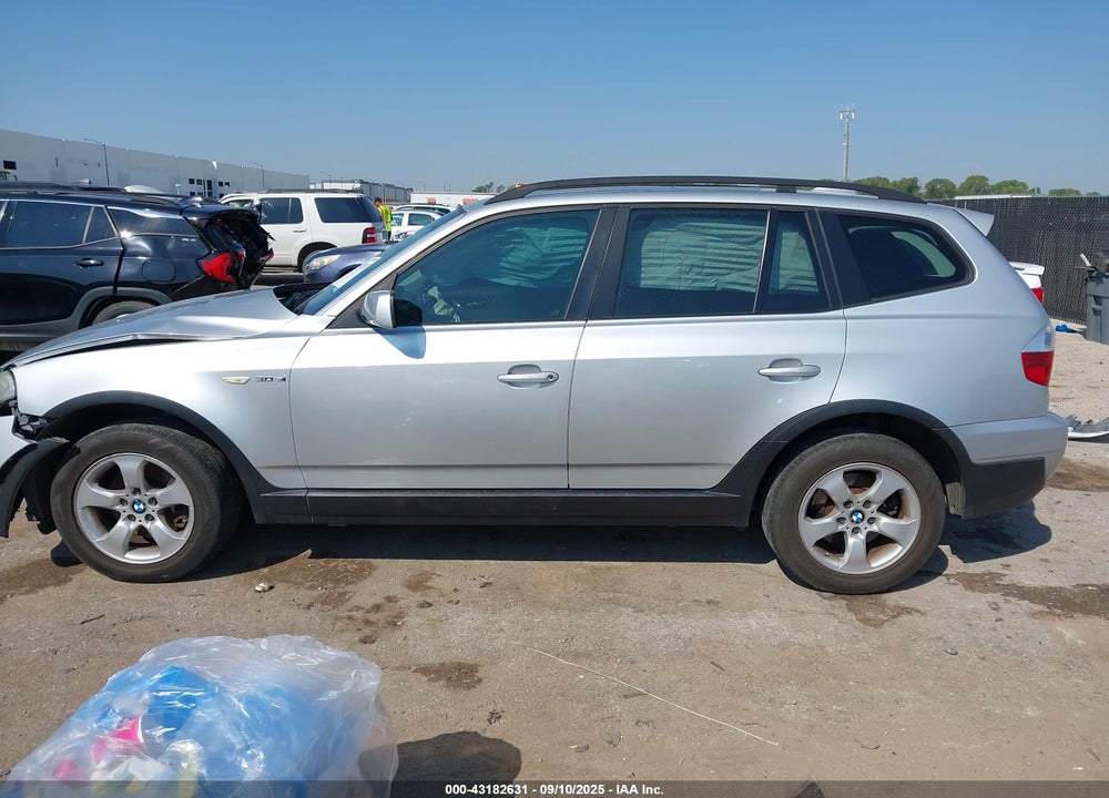 2007 BMW X3 3.0SI VIN: WBXPC93437WF06654