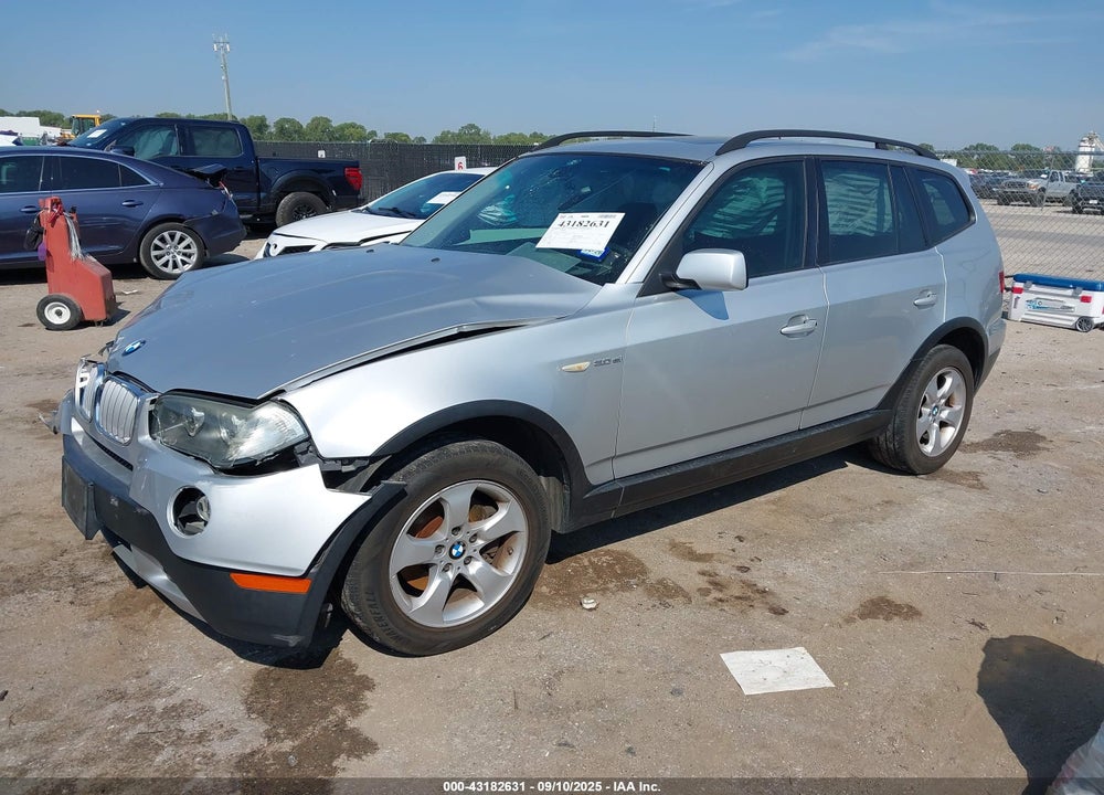 2007 BMW X3 3.0SI VIN: WBXPC93437WF06654