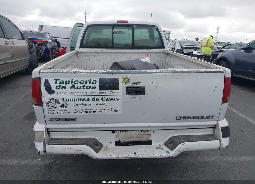 1997 CHEVROLET S-10 LS FLEETSIDE CMI VIN: 1GCCS1441VK241328