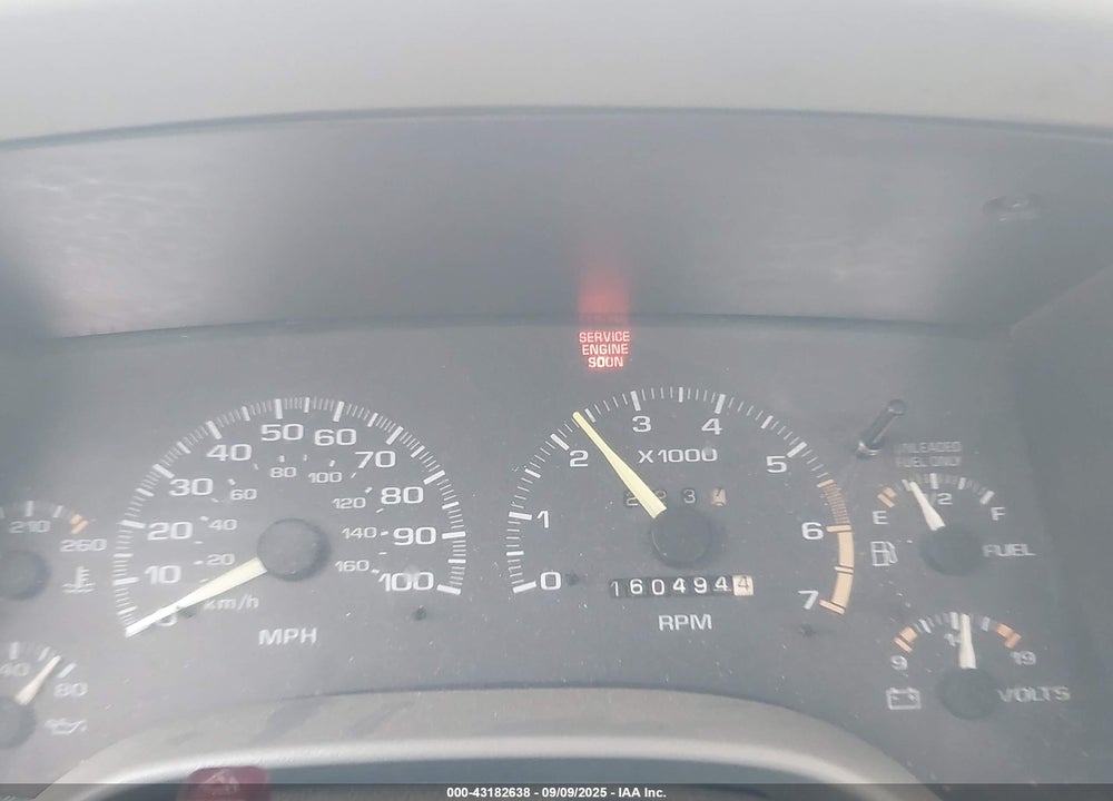 1997 CHEVROLET S-10 LS FLEETSIDE CMI VIN: 1GCCS1441VK241328