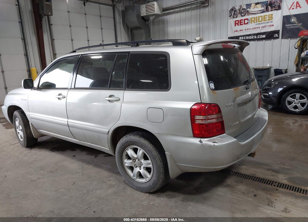 2003 TOYOTA HIGHLANDER LIMITED V6 VIN: JTEHF21A730146531