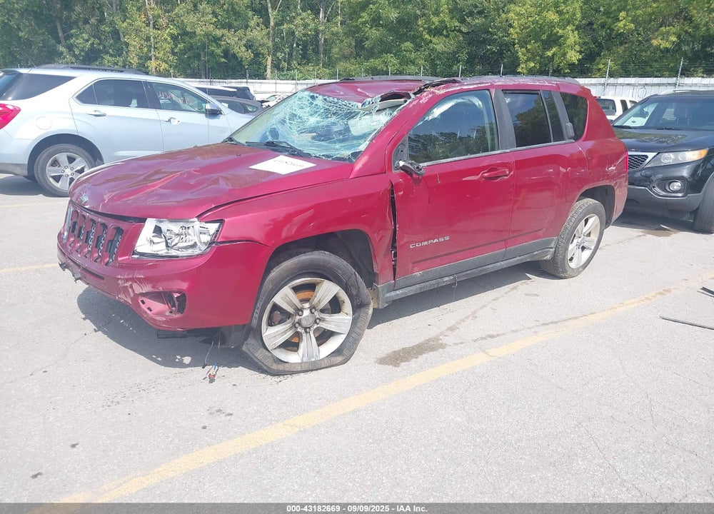2013 JEEP COMPASS LATITUDE VIN: 1C4NJDEB0DD234755