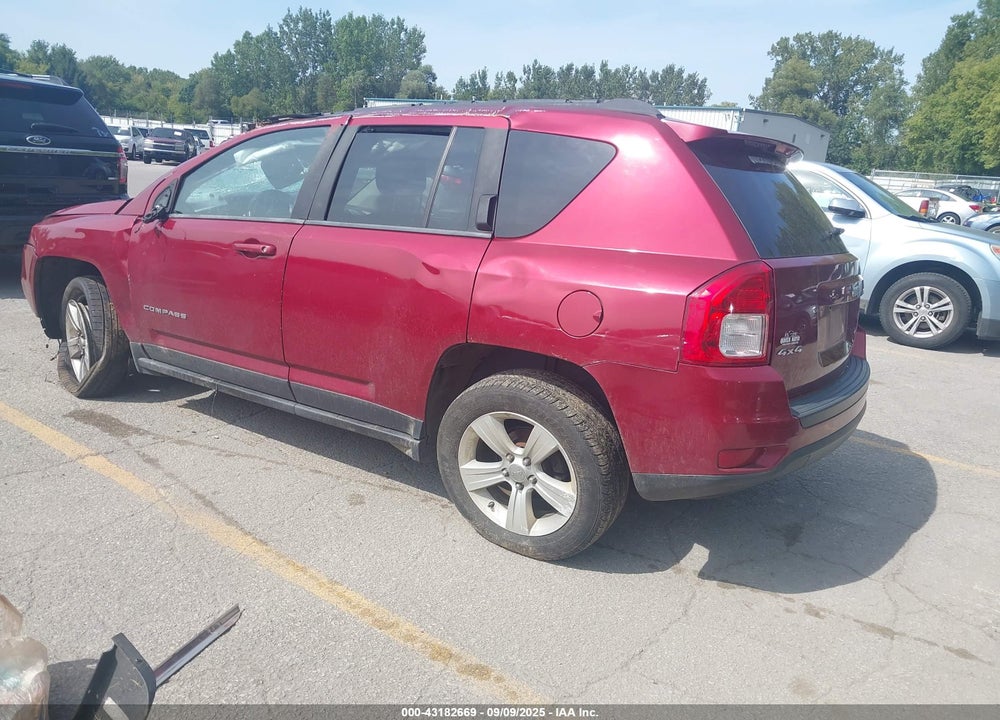 2013 JEEP COMPASS LATITUDE VIN: 1C4NJDEB0DD234755