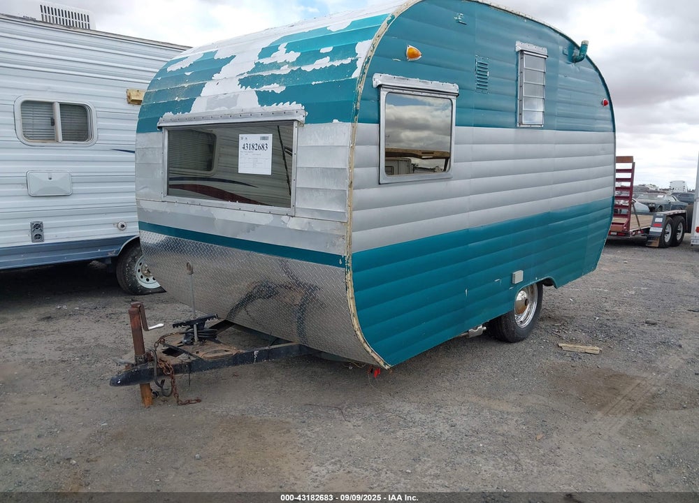 1956 TERRY TRAVEL TRAILER 12FT VIN: 153167