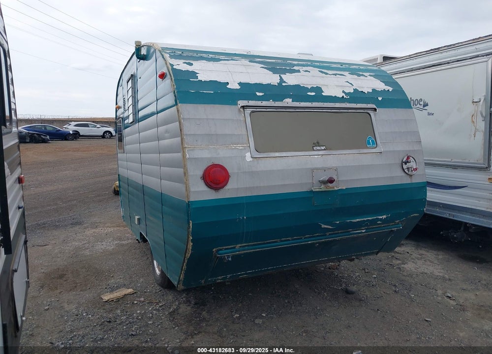 1956 TERRY TRAVEL TRAILER 12FT VIN: 153167