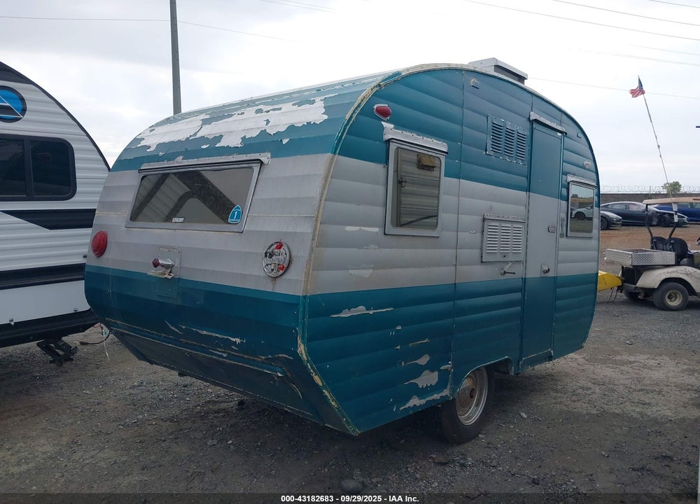 1956 TERRY TRAVEL TRAILER 12FT VIN: 153167
