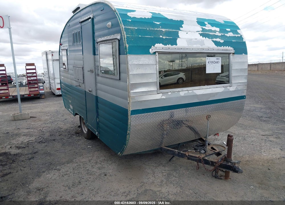 1956 TERRY TRAVEL TRAILER 12FT VIN: 153167