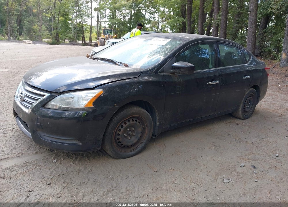 2014 NISSAN SENTRA S VIN: 3N1AB7AP1EL682015
