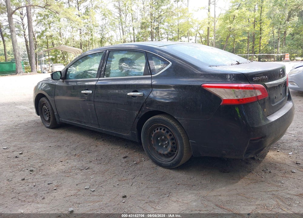 2014 NISSAN SENTRA S VIN: 3N1AB7AP1EL682015