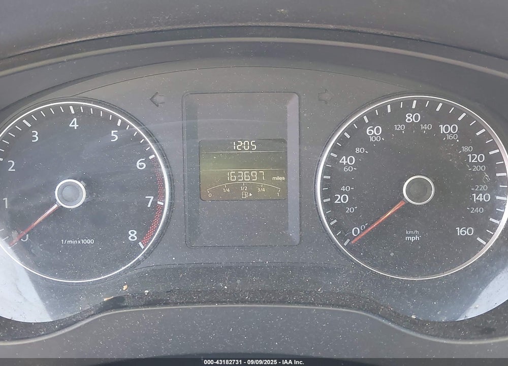 2012 VOLKSWAGEN JETTA 2.5L SEL VIN: 3VWLP7AJ3CM311459