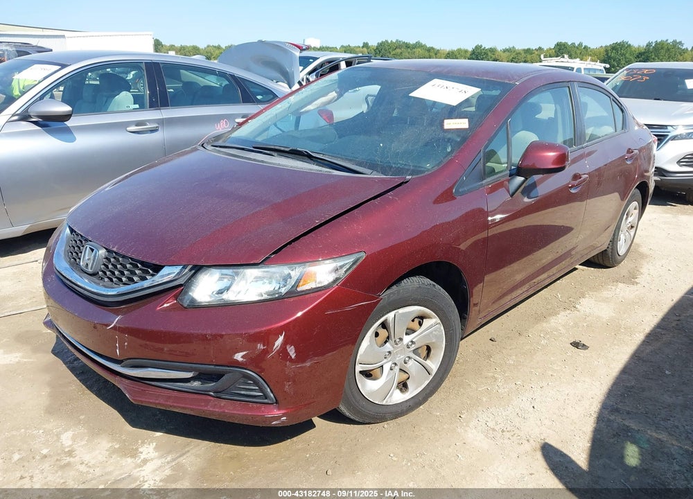 2013 HONDA CIVIC VIN: 19XFB2F53DE080989