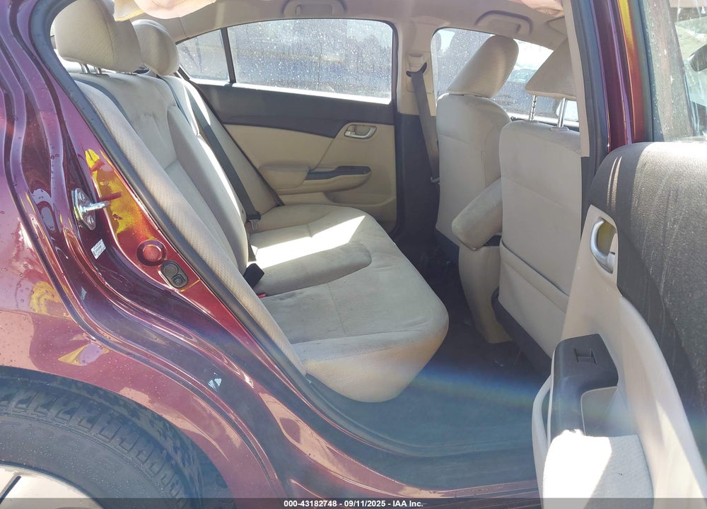 2013 HONDA CIVIC VIN: 19XFB2F53DE080989