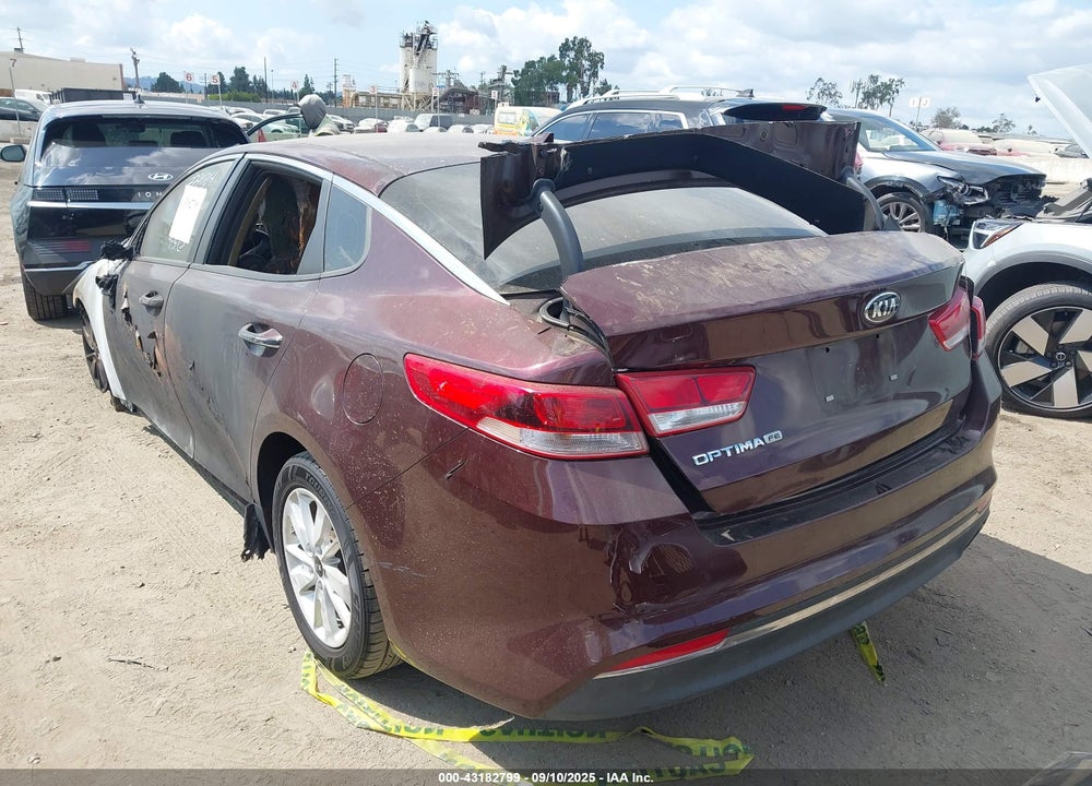 2016 KIA OPTIMA LX VIN: 5XXGT4L35GG108867