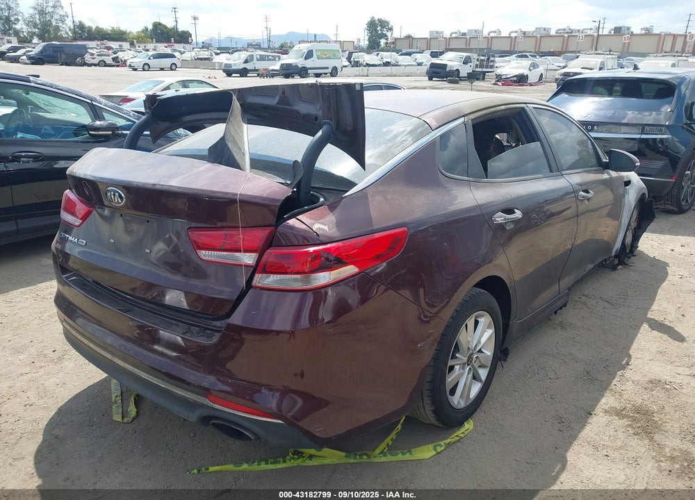 2016 KIA OPTIMA LX VIN: 5XXGT4L35GG108867
