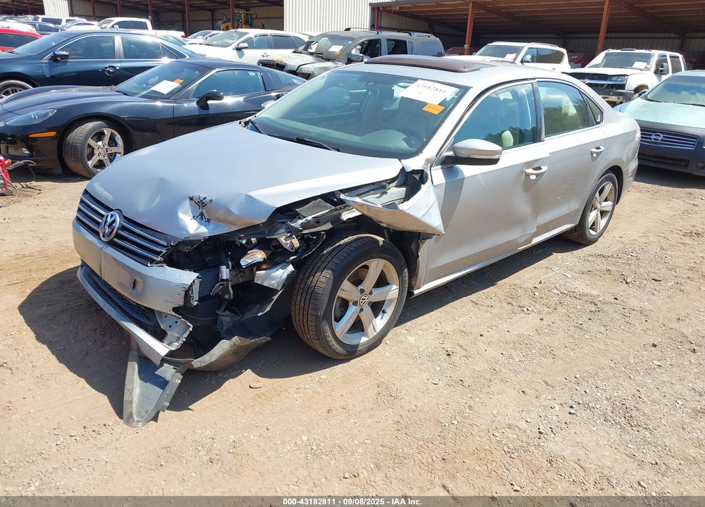 2013 VOLKSWAGEN PASSAT VIN: 1VWBH7A39DC009333