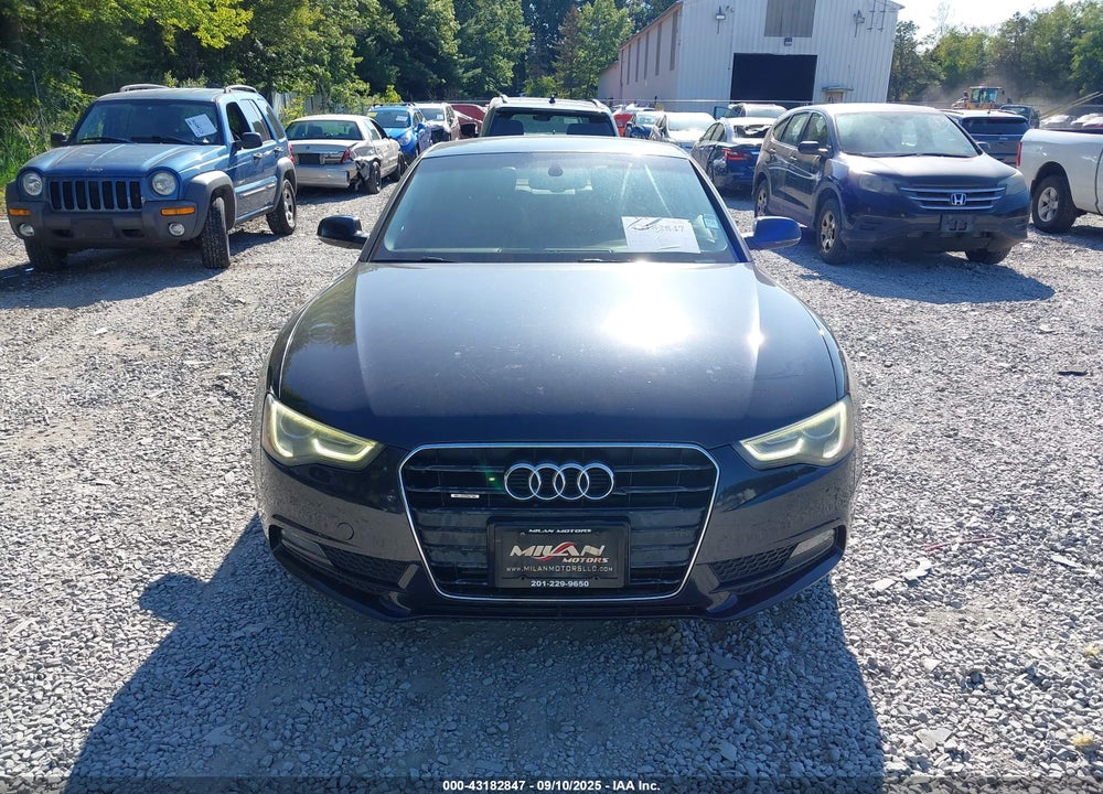 2013 AUDI A5 VIN: WAULFAFR8DA012840