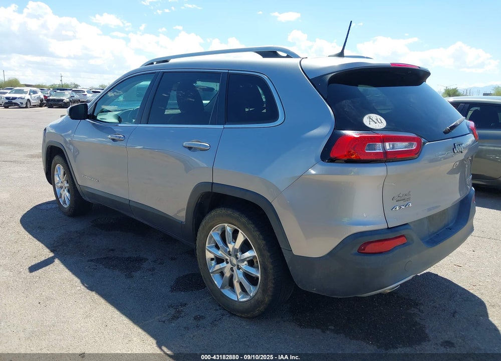 2016 JEEP CHEROKEE LIMITED VIN: 1C4PJMDB9GW240007