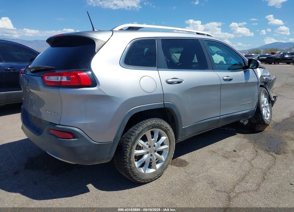 2016 JEEP CHEROKEE LIMITED VIN: 1C4PJMDB9GW240007