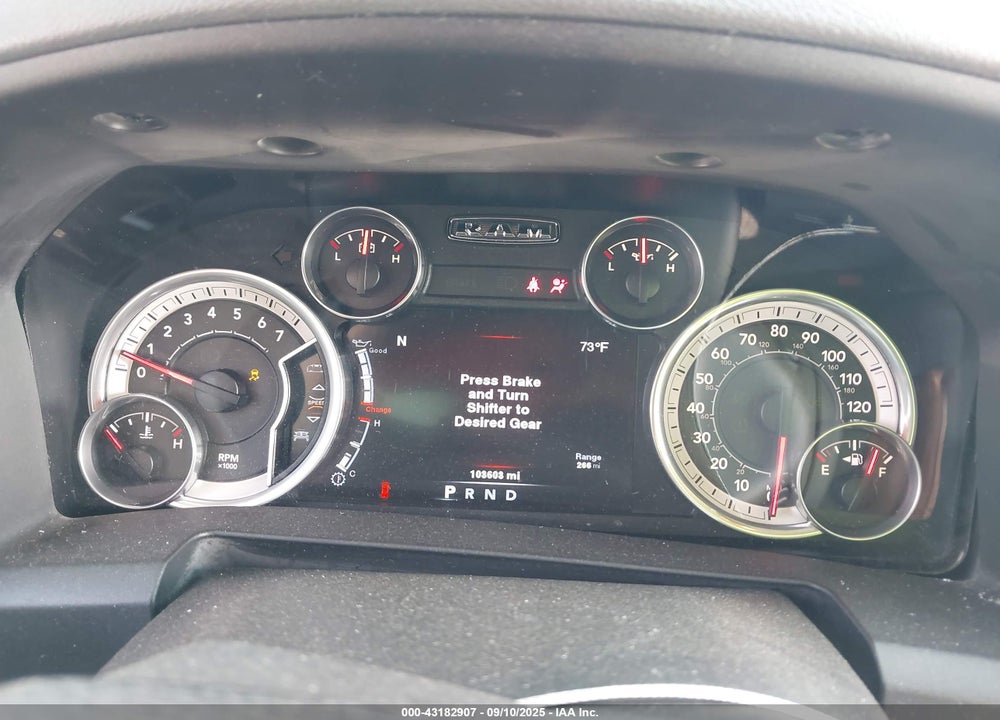 2013 RAM 1500 BIG HORN VIN: 1C6RR7LT4DS725971