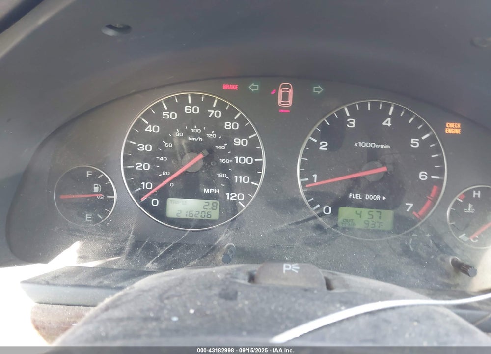 2003 SUBARU OUTBACK VIN: 4S3BH675136650379