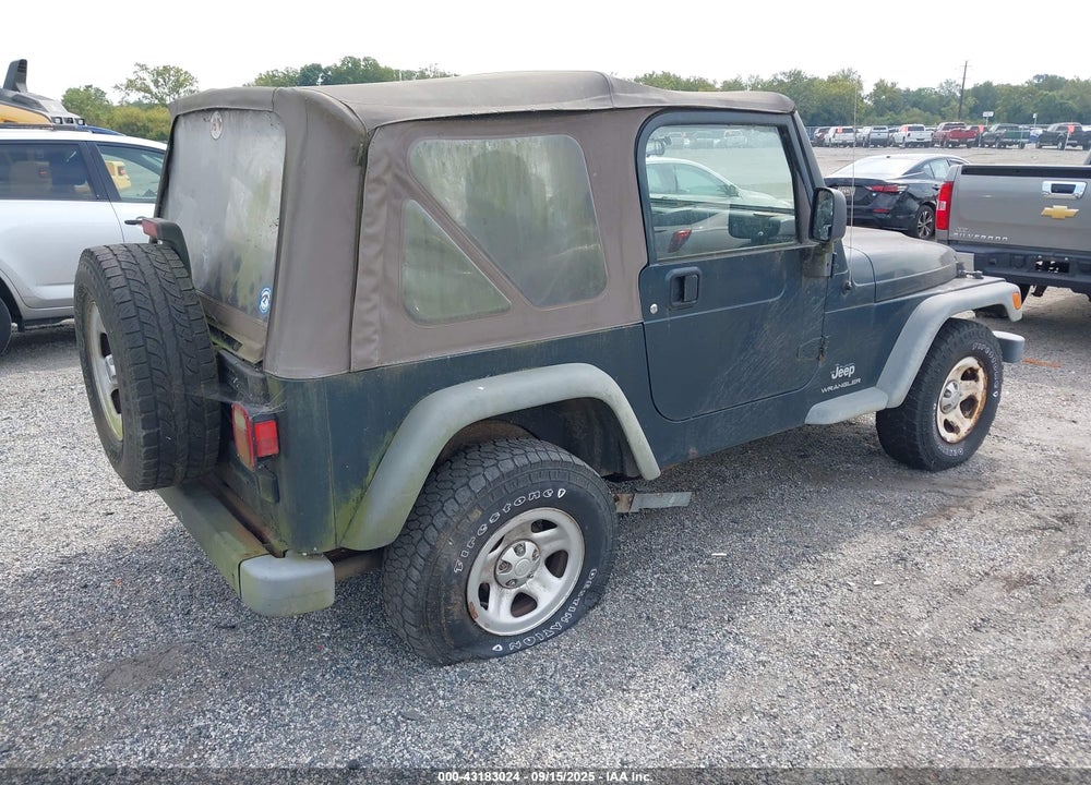 2005 JEEP WRANGLER SE VIN: 1J4FA29S15P370969