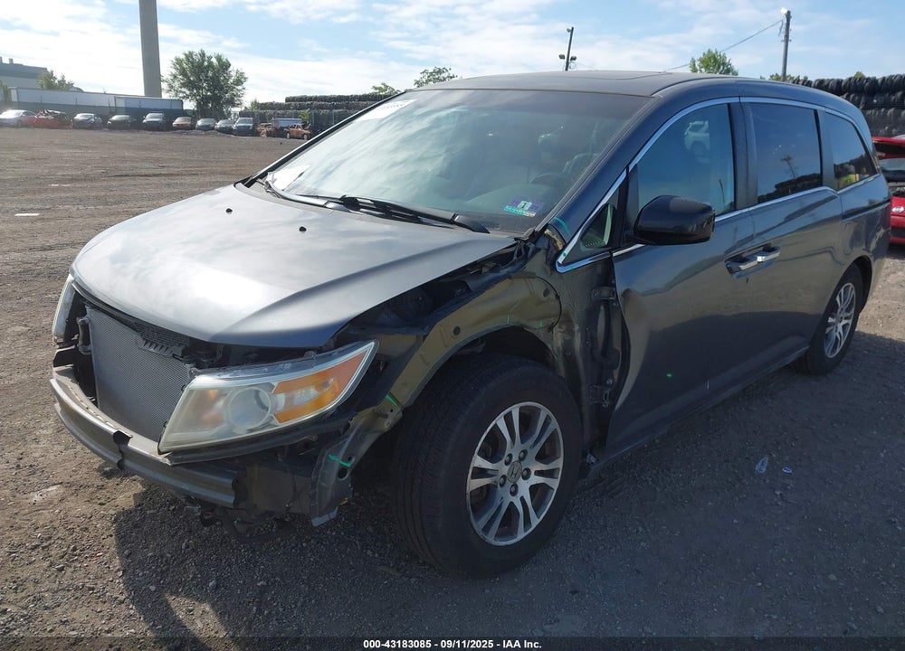 2012 HONDA ODYSSEY EX-L VIN: 5FNRL5H64CB061944