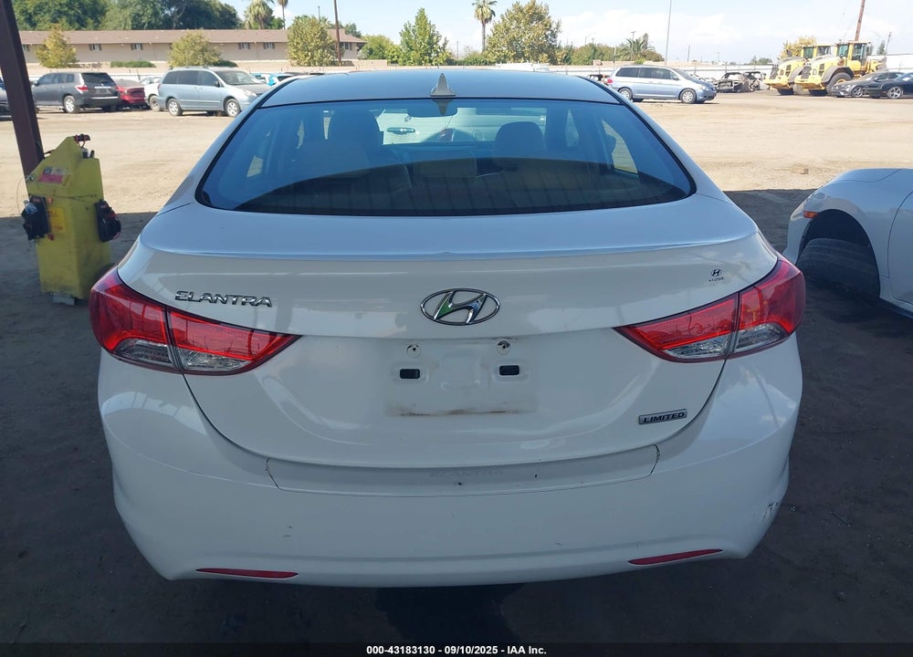 2013 HYUNDAI ELANTRA LIMITED VIN: 5NPDH4AEXDH243318